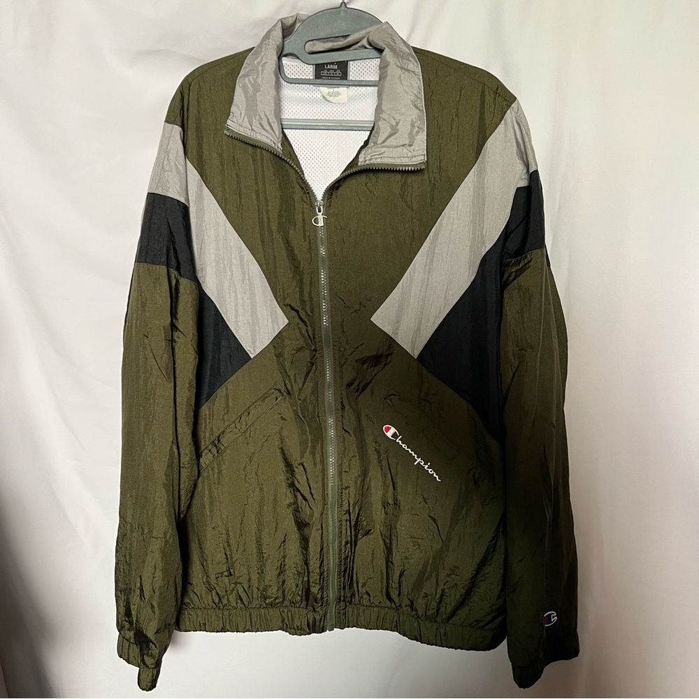 Green Champion Windbreaker